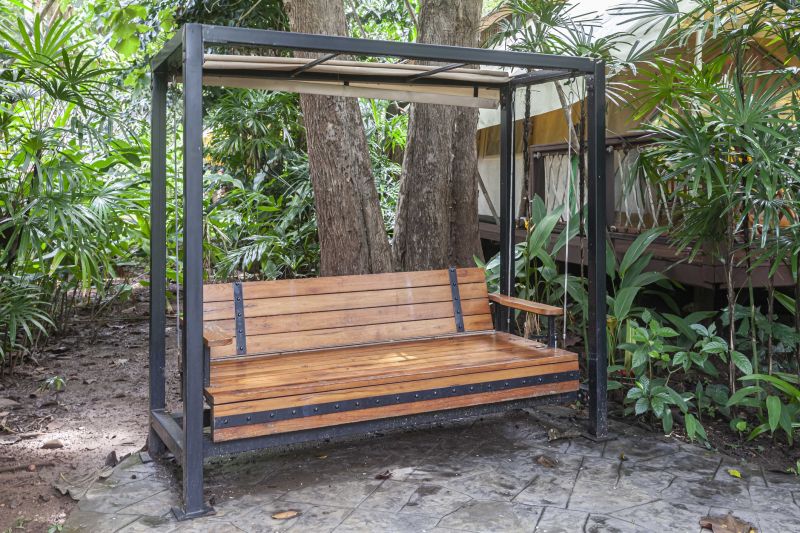 Arbor Bench Installation