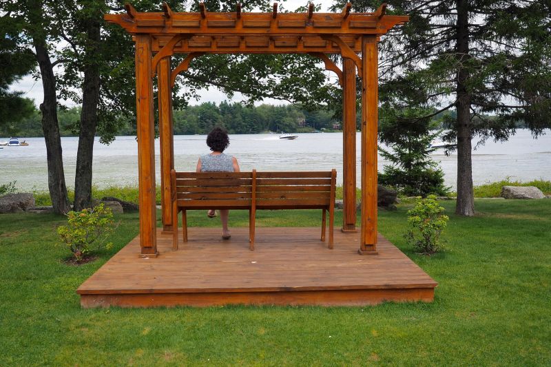 Bench Pergola Installation