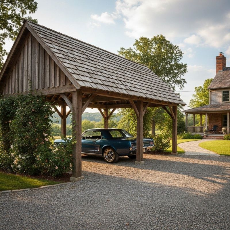 Carport Arbor Installation