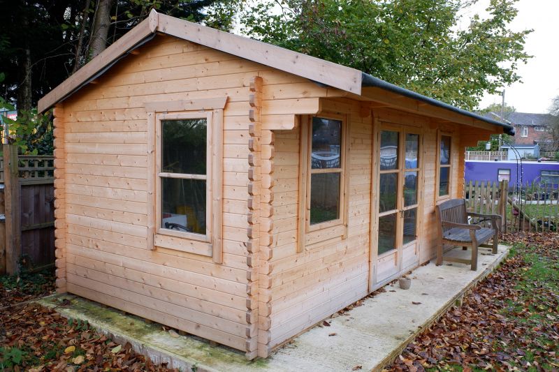 Cedar Shed Installation