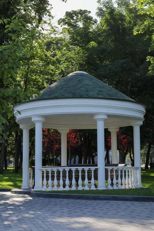 Courtyard Gazebo Installation