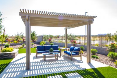 Covered Pergola Installation