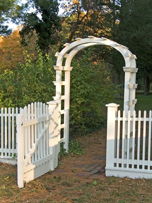 Gated Arbor Installation