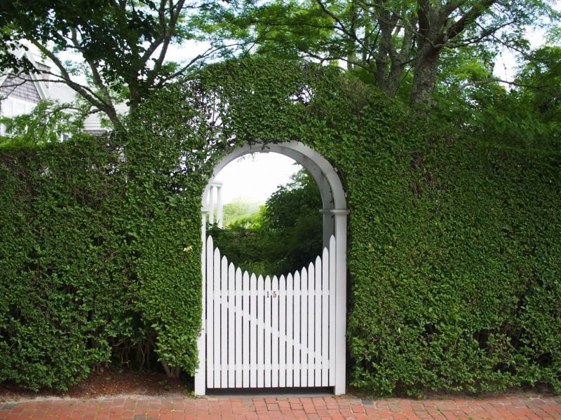 Gated Arbor Installation