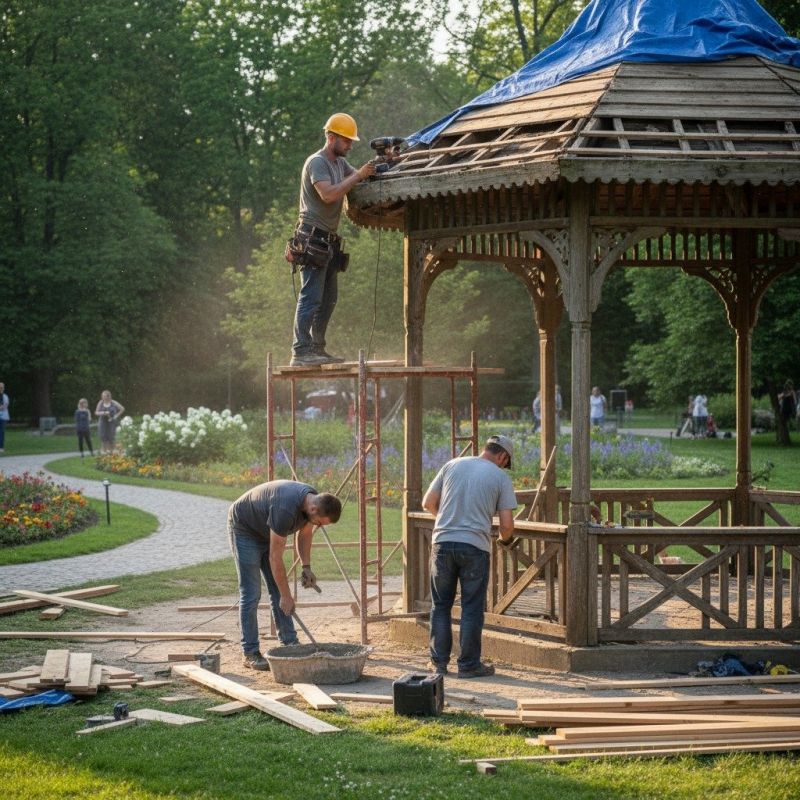 Gazebo Roof Repair