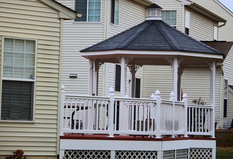 Roofed Gazebo Installation