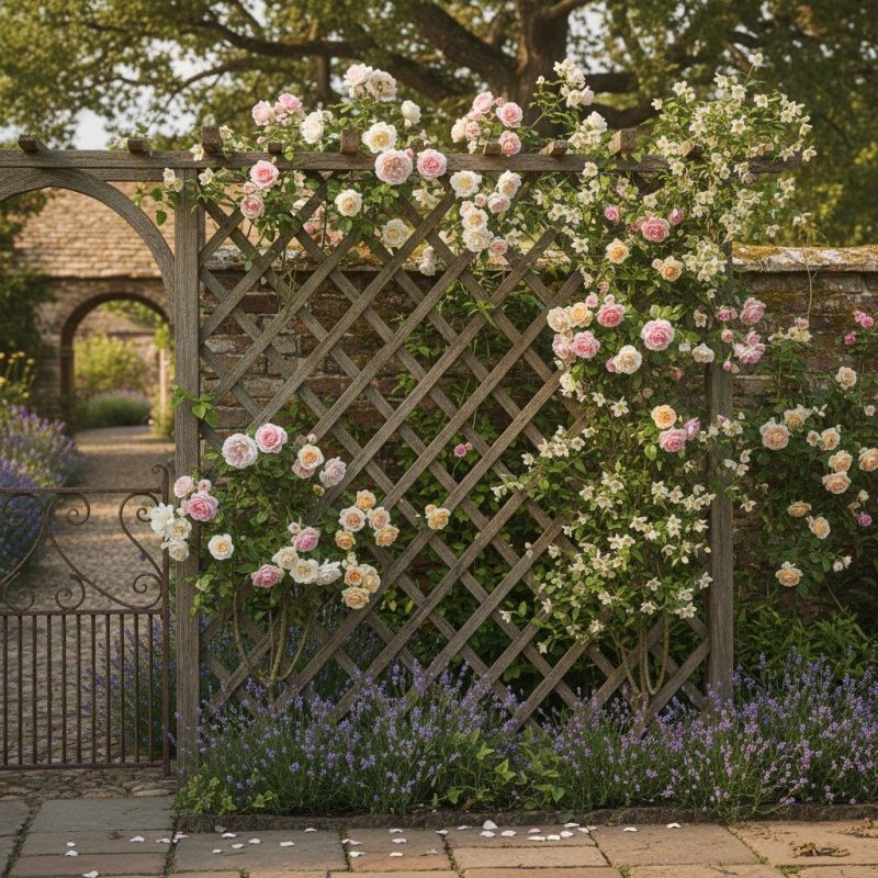 Rose Trellis Installation