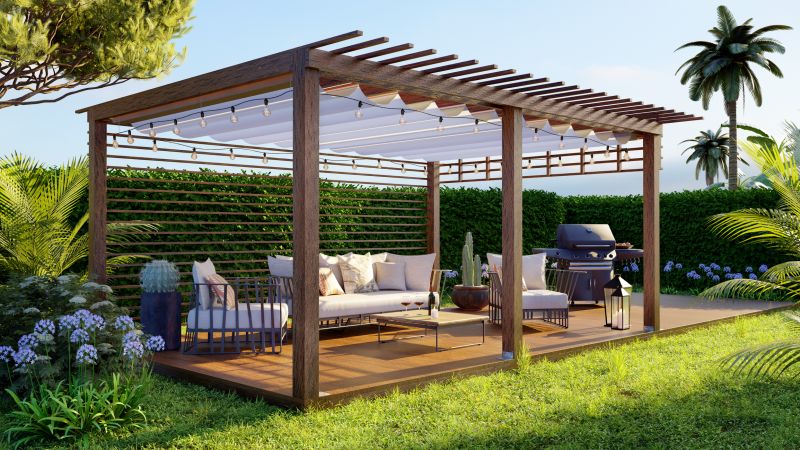 Wood Pergola Installation