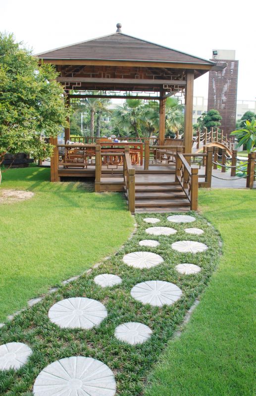 Wood Pergola Installation