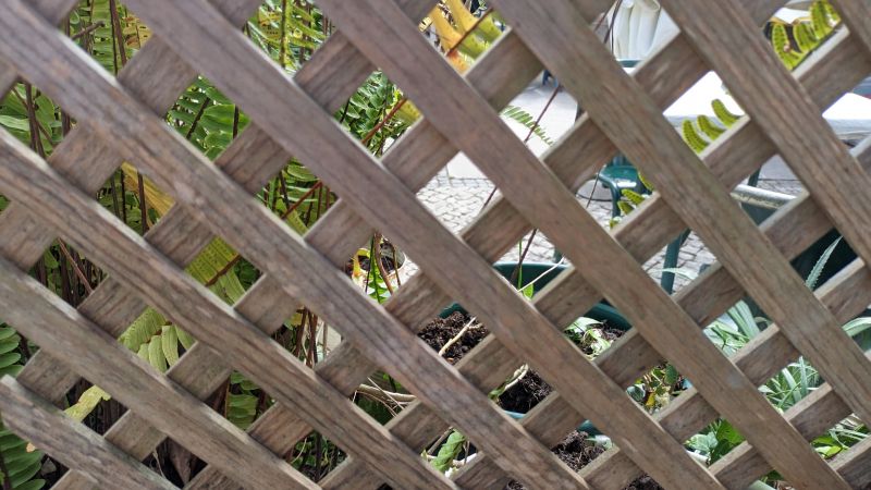 Wooden Trellis Installation