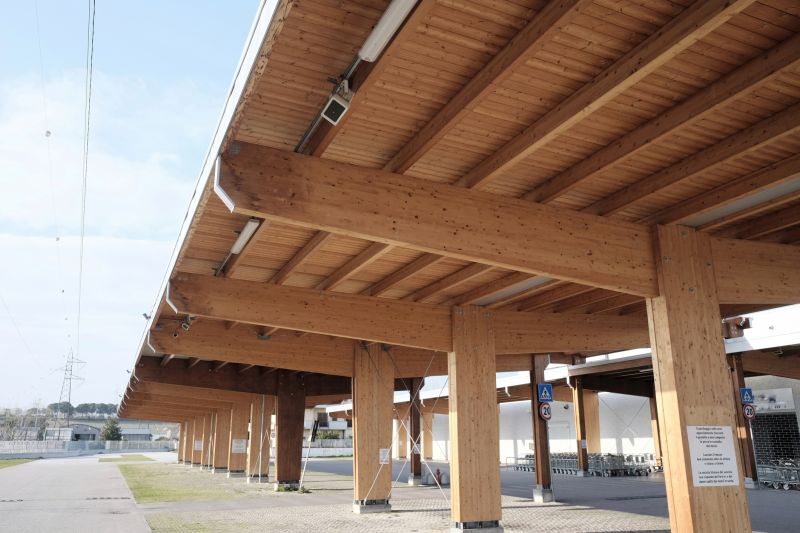 Wooden Carport Installation