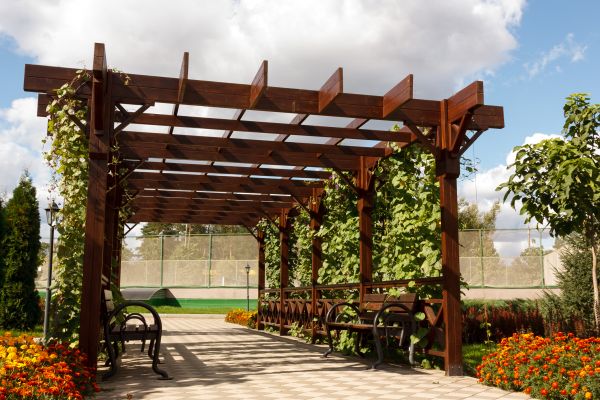 Wood Pergola Installation in Alexandria
