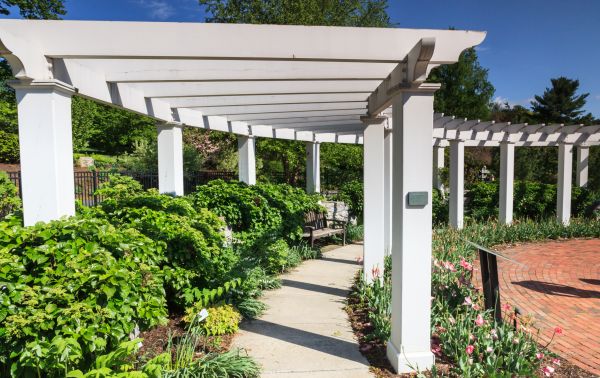 Outdoor Arbor Installation