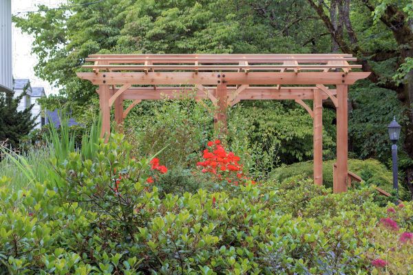 Wood Arbor Construction in Alexandria